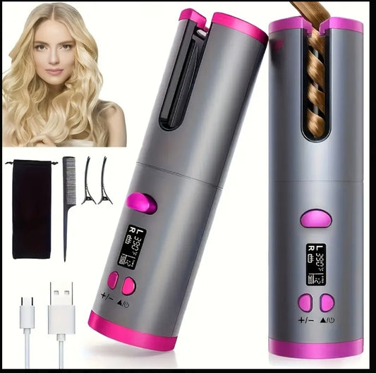 Fer à Boucler Sans Fil USB – Styling Précis & Mobile