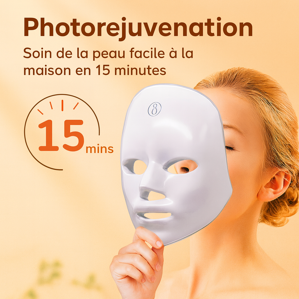 Masque LED 7 Couleurs Visage ifoulki Beauty