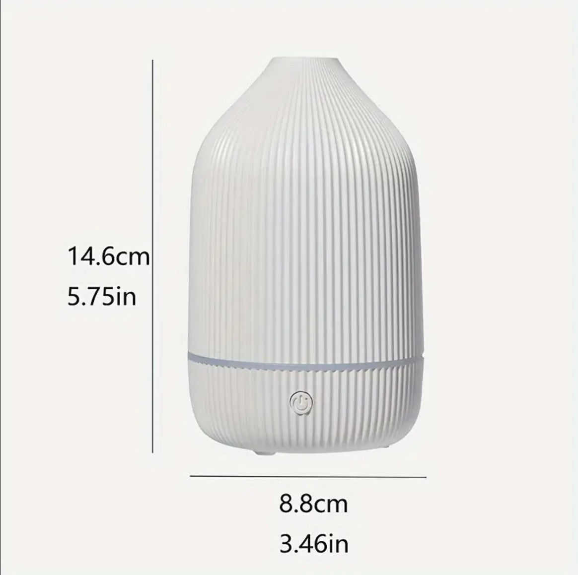 Diffuseur d’Huiles Essentielles 2 en 1 & Humidificateur – Technologie Soundwave