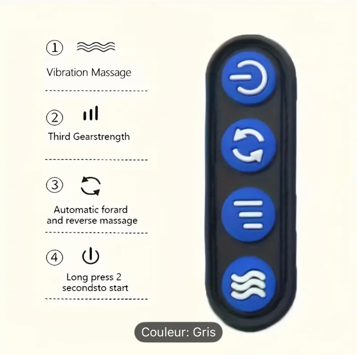 Oreiller Massant Cervical – Confort & Relaxation Ultime