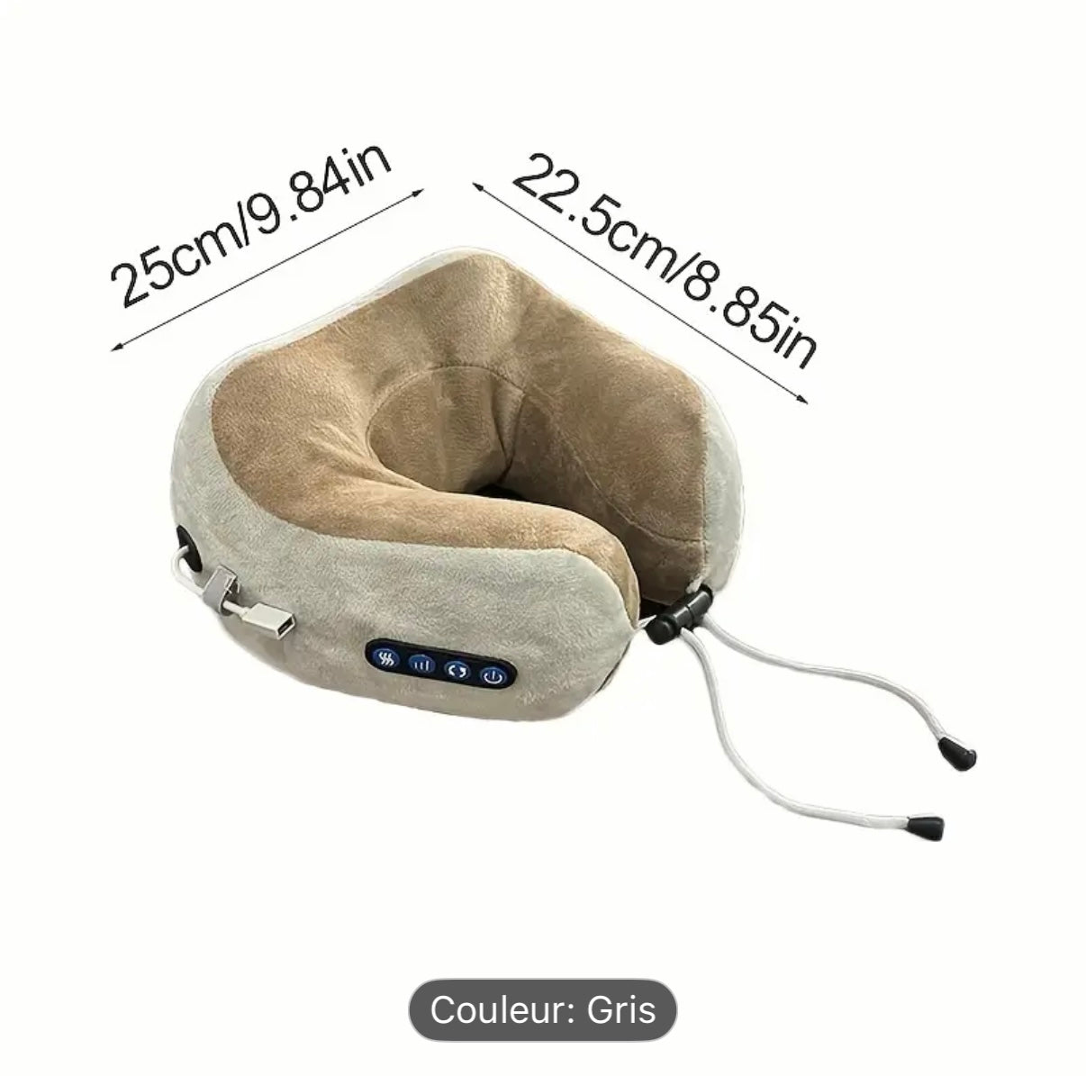 Oreiller Massant Cervical – Confort & Relaxation Ultime
