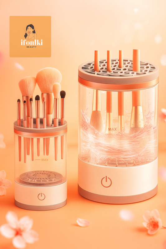 Nettoyeur Électrique de Pinceaux de Maquillage-Rapide, Portable, Hygiénique et Sans Effort