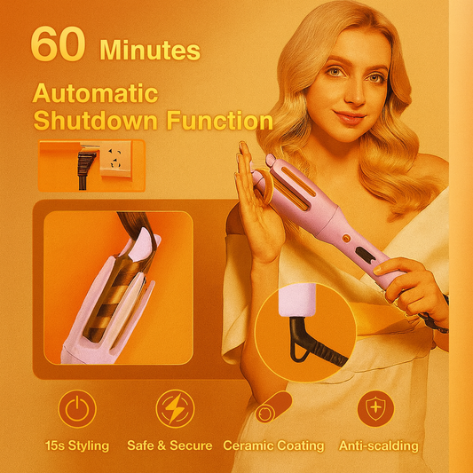 Fer à Boucler Automatique 28 mm – Style Sans Effort, Résultats Sublimes