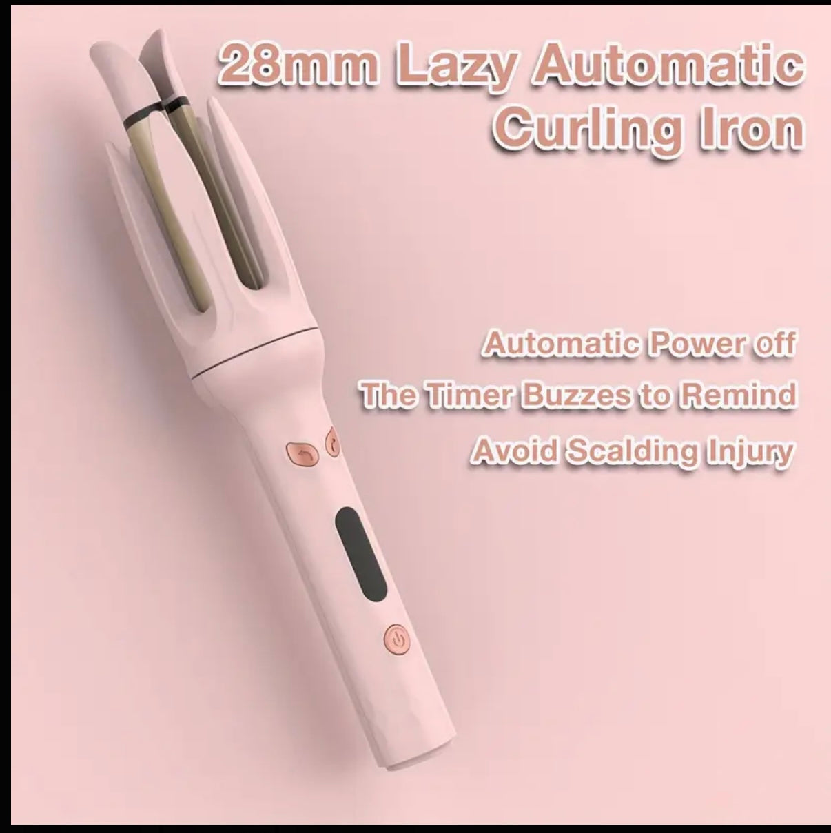 Fer à Boucler Automatique 28 mm – Style Sans Effort, Résultats Sublimes