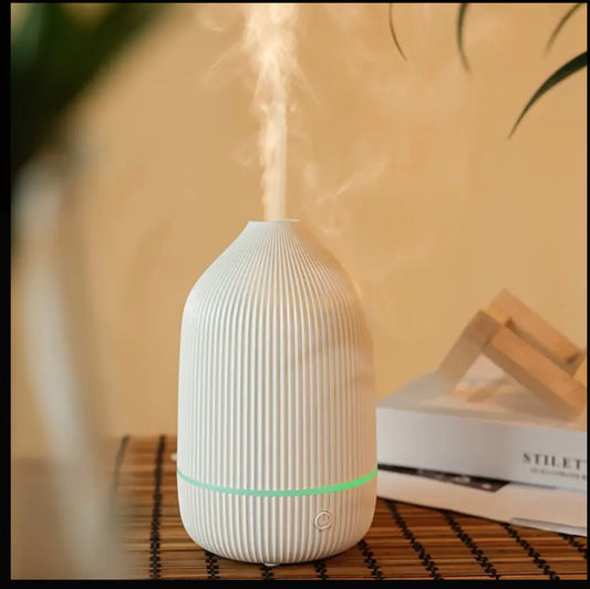 Diffuseur d’Huiles Essentielles 2 en 1 & Humidificateur – Technologie Soundwave